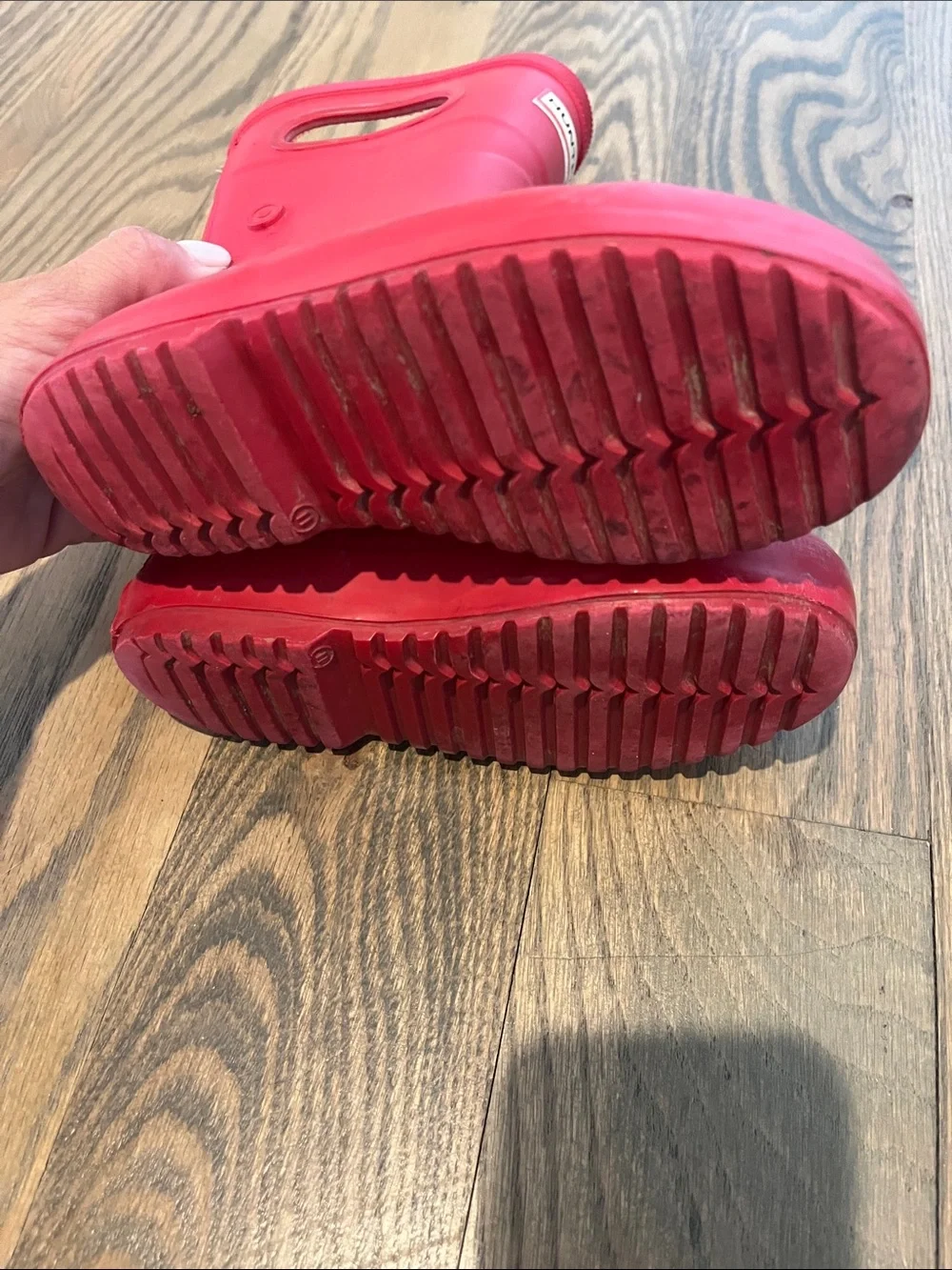 Hunter Kids Red Short Rain Boots